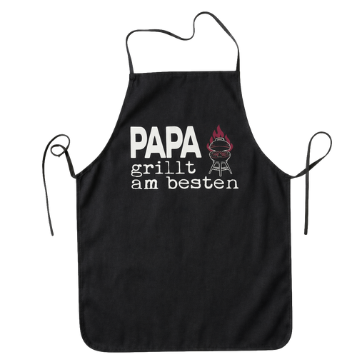 Grillschürze „Papa grillt am besten“ | Lustiges BBQ-Geschenk Zonify