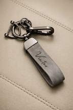 Personalisierbare Leder-Schlüsselanhänger – Premium-Geschenkideen mit Gravur - Zonify