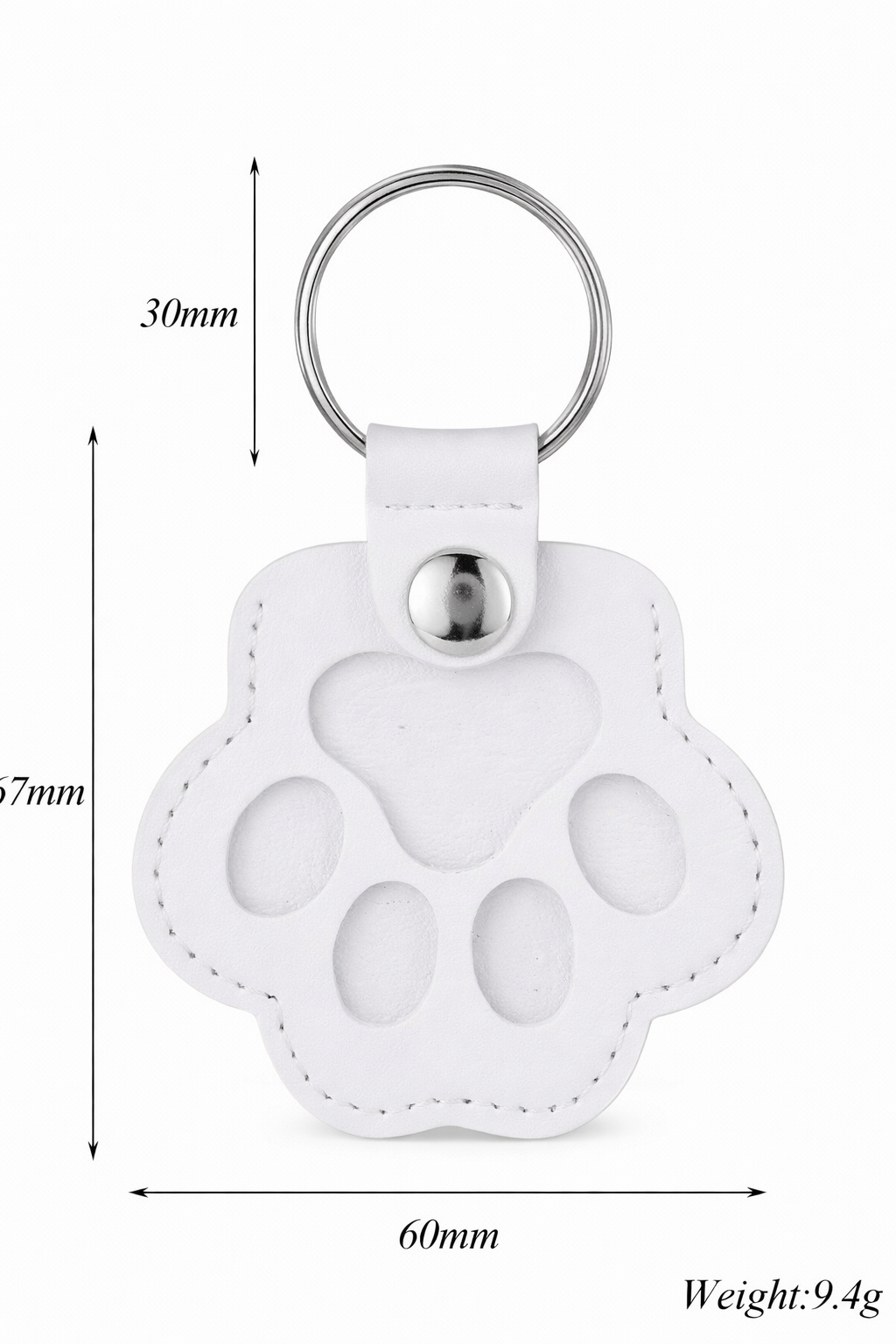 Personalisierter Pfoten-Schlüsselanhänger | Tierhaar-Andenken mit Gravur Zonify