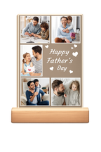 Personalisiertes Musik-Acrylglas mit Licht – Dein Song, Dein Foto, Dein Moment Zonify