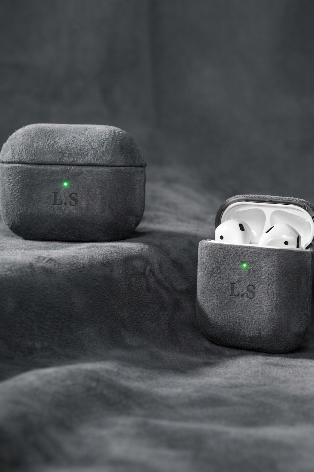 Luxus Wildleder Case für AirPods Pro 1/2/3 | Alcantara-Stil Hülle - Zonify