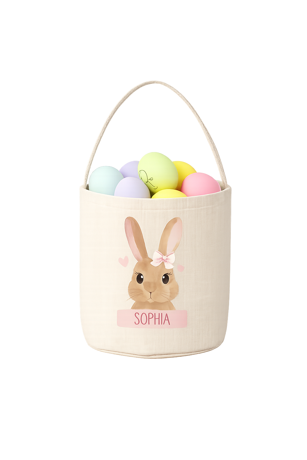 Personalisierte Ostertasche mit Namen | Süßes Osterkörbchen Zonify