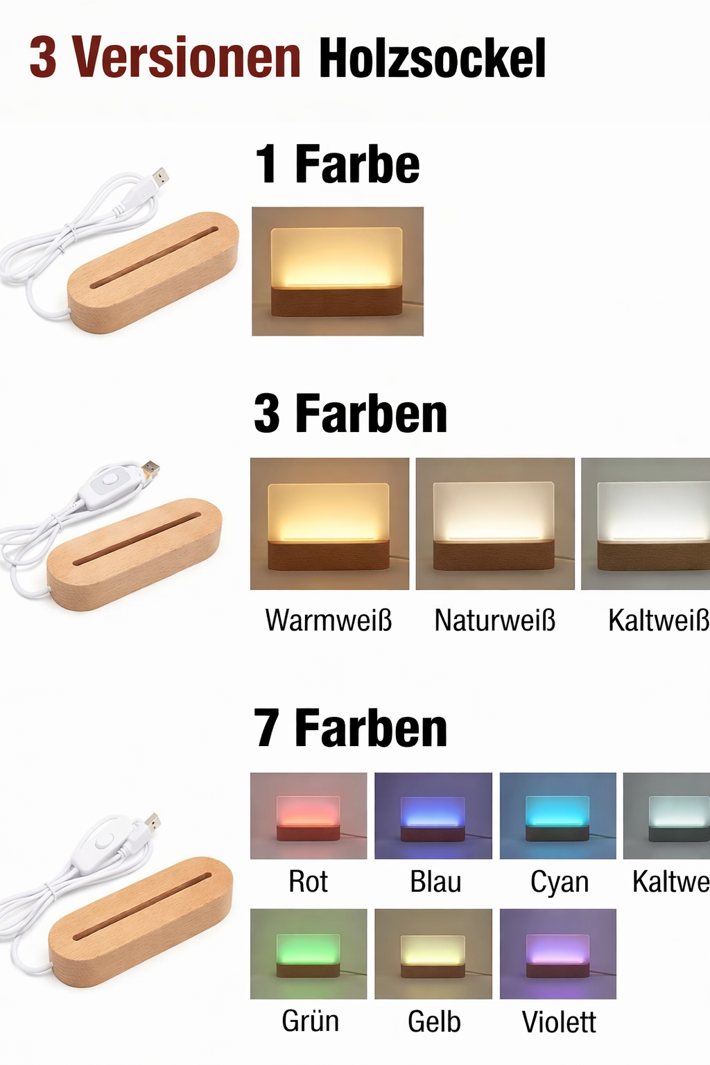 Personalisiertes Haustier-Nachtlicht | 3D-Fotolampe im Pfoten-Design Zonify