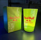 Red bull LED-Leuchtbecher Wasseraktivierter Leuchtbecher mit Strohhalm - Zonify