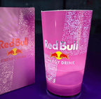 Red bull LED-Leuchtbecher Wasseraktivierter Leuchtbecher mit Strohhalm - Zonify
