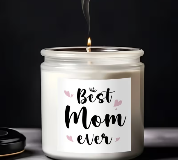 Wohlfühl-Kerze „Best Mom ever“ | Einzigartiges Geschenk für Mama Zonify