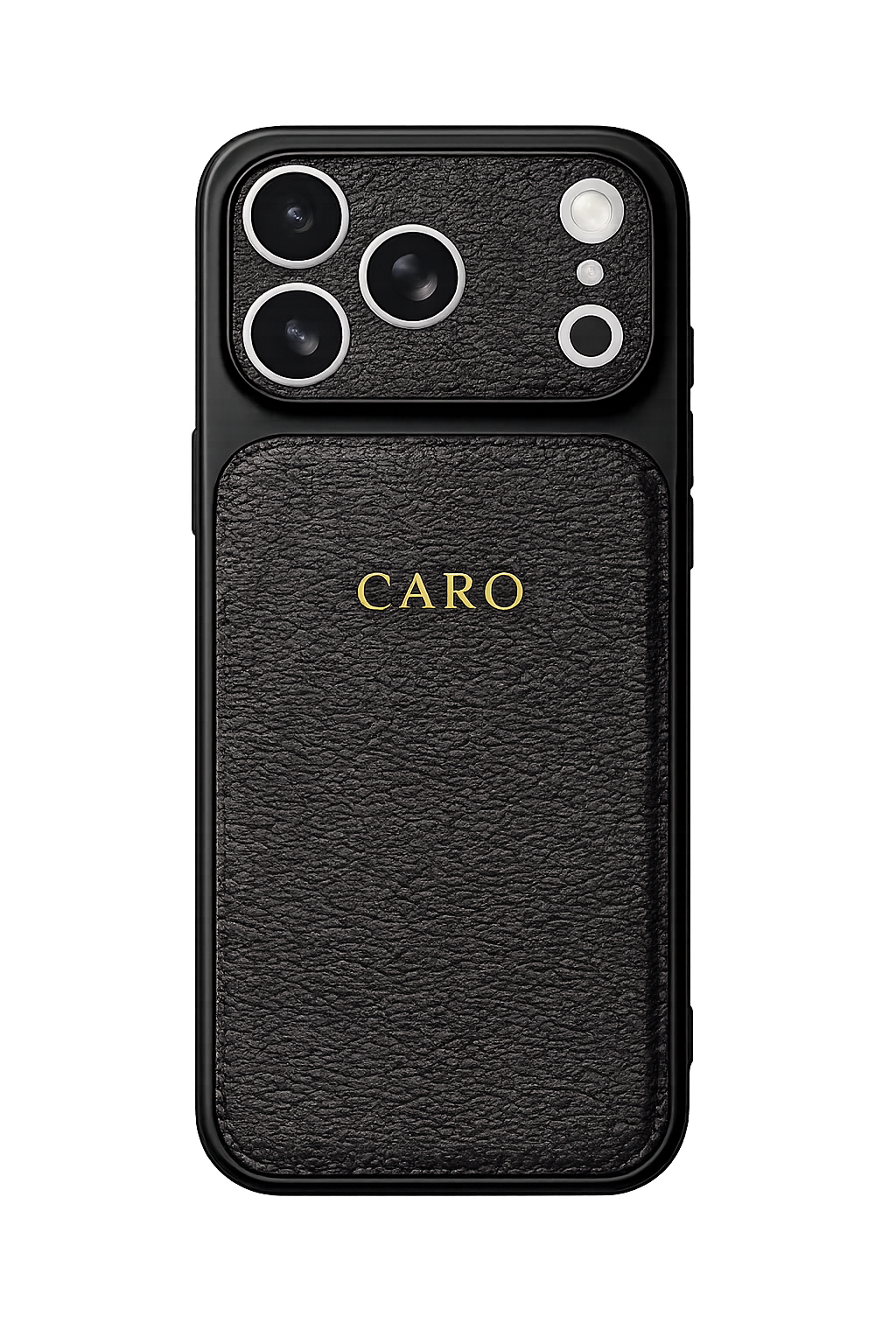 Personalisierte iPhone Lederhülle mit Initialen Zonify