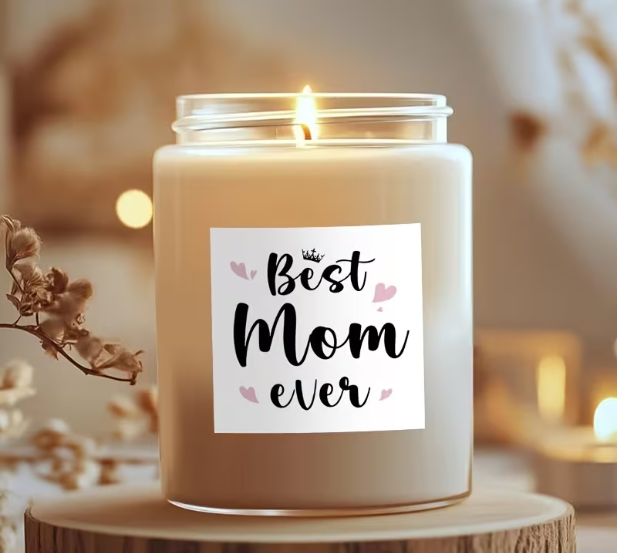Wohlfühl-Kerze „Best Mom ever“ | Einzigartiges Geschenk für Mama Zonify