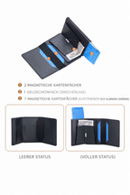 Zonify Personalisierbares Pop-up-Kartenetui-Portemonnaie mit Lasergravur Zonify