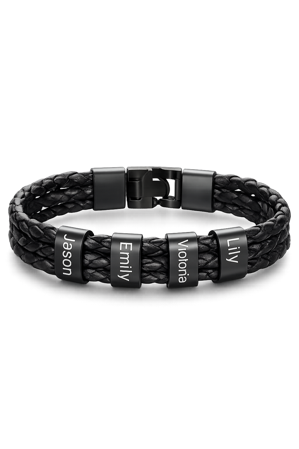 Personalisiertes Lederarmband mit Gravur | Namensarmband