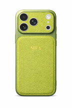 Personalisierte iPhone Lederhülle mit Initialen Zonify