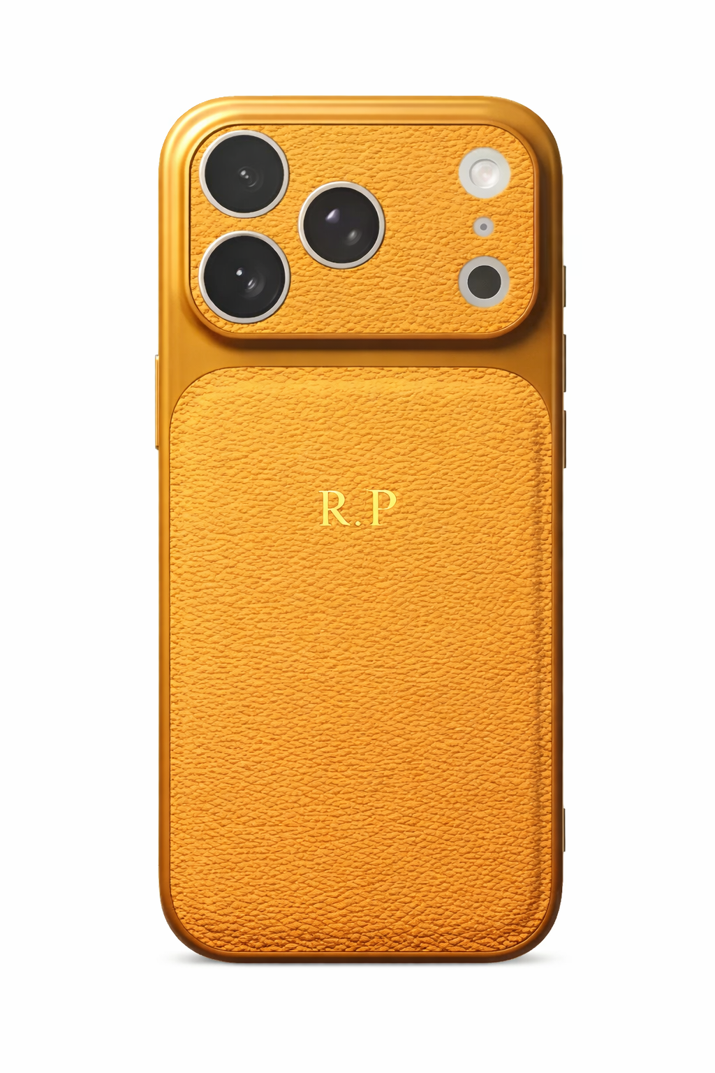 Personalisierte iPhone Lederhülle mit Initialen Zonify