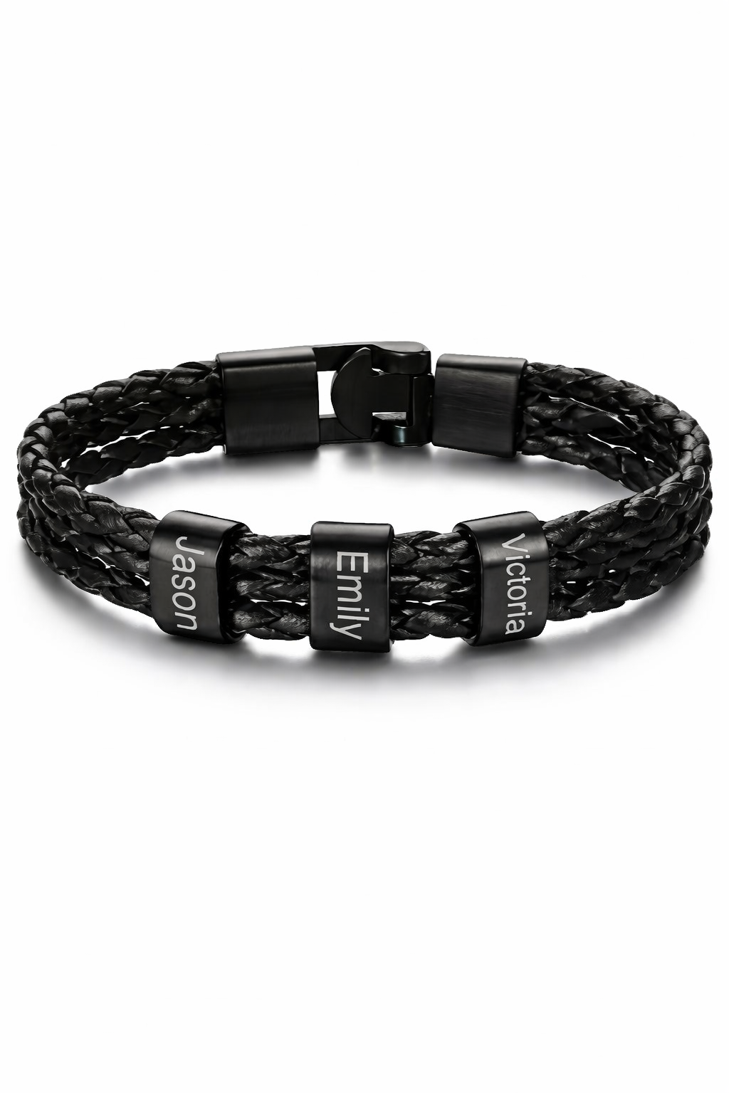 Personalisiertes Lederarmband mit Gravur | Namensarmband